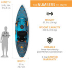 10 3  Kayak- Tamarack Pro 103 Sit-on-top Kayak  Lightning Fusion  10 Ft  3 In 