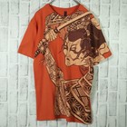 Kabuki Short Sleeve T Shirt Kabuki Design Vintage Authentic From Japan
