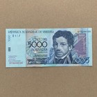 Venezuela 5000 Bolivar Banknote Year 2000 s Blue Cu Paper Money Venezuelan Uv