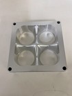 1 5 Inch Tapered Blend 4500 dominator Carburetor Spacer Bore 2 360 Raw Aluminum
