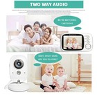Vb603 Wireless Video Baby Monitor 3 2  Lcd 2 4ghz 2-way Audio Night Vision Camer