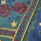 Vintage Solutions Embroidered Paisley Floral Vest Medium Festival Hippie Folk