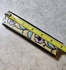 Vintage Antique Floral Border Tile 6 X 1 25 Inch Teracotta Reclaimed Art Deco