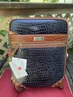 Samantha Brown Luggage Carry On Nwt 21    Navy Camel Suitcase   Travel Bag 2pc Set