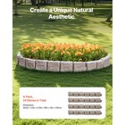 Faux Stone Landscape Edging 46 8x3 9 In Lawn Edging Border Fade-resistant