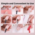 100pcs Fiberglass Nail Wrap Extension Kit Nails Repair Natural Silk Paper    