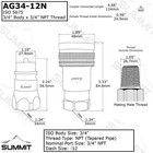 3 4    Agricultural Iso 5675 Hydraulic Quick Connect Male Coupler  3 4    Npt Thread
