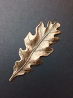 32985 Victorian Oak Leaf Brass Jewelry Finding Copper Oxidized 