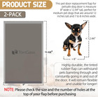  2-pack  Pac11-11038 Medium Dog Door Flap Replacement Compatible With Petsafe Fr