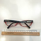 Nine West 5048 Black Pink Polka Dot 019 Plastic Full Rim Eyeglasses 52 17 125