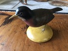 Vintage Amazing Frank Finney Carved Robin