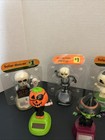 Halloween Solar Powered Dancing Toy Bobblehead Figures Lot Of 8