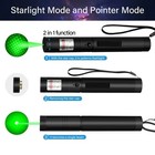 900miles Rechargeable Lazer Green Laser Pointer Pen Astronomy Visible Beam Light