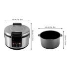 19l Commercial Rice Warmer Stainless Steel Electric Rice Soup Porridge Warmer