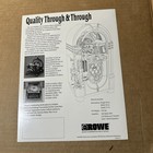 Old Stock Original Factory 11-8 rowe Bubbler Cd Jukebox Flyer Add Ship  10 Cents
