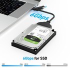 Sata To Usb Cable  2in1 Usb-c usb 3 0 To Sata Iii Hard Driver Adapter Compatible
