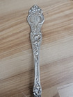 Antique R  Wallace   Sons Sterling Silver Spoon - Violet Pattern  1904  - 25g