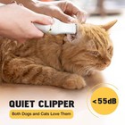 Dog Clippers For Grooming With 2 Blades  Quiet Small Dog Cat Paw Trimmer  Waterp