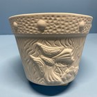 Ceramic Bisque Pot With Butterflies And Flowers Ready To Paint Your Ideas