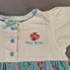 Vintage Oshkosh Baby Romper Floral Bees 18m 90s 2000s Baby Bgosh