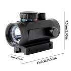 Red Green Dot Sight 1x40mm Reflex Optics Rifle Scope F Picatinny 20mm 11mm Rail