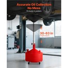 Uimoso 8 Gallon Industrial Oil Drain Tank With Funnel For Fluid Collection