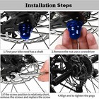 New Bike Pegs Aluminum Alloy Anti-skid Lead Foot Bicycle Pegs Fit 3 8 Inch Axles