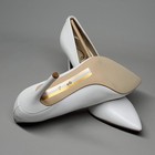 Sam Edelman Hazel High Heel Leather Shoes Women s Sz 7 5 Bright White E5638lc102