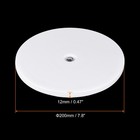 8inch Rotating Swivel Stand With Steel Ball Lazy Susan Base Turntable White
