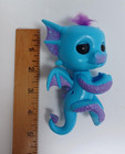 Wowwee Fingerlings Interactive Baby Dragon Tara Blue Sparkles 2017 Tested Works