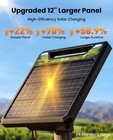 Solar Powered W  Lithium Battery Electric Fence Charger 45 Mile Predator Control