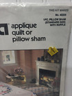 Bucilla Applique Quilt Or Pillow Sham No 40226 - Sealed New