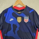 Nike Usmnt Usa Away Soccer Jersey Shirt Mens Large Blue Camo 2019 Fifa Uswnt