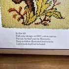 Vintage 1977 Caron Mushroom Latch Hook Kit 20  X 27  Made In Usa   3022 Sealed