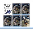 Space Neil Armstrong 95th Anniversary Mnh Stamps 2025 Guinea-bissau M s   S s