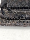 Donkey Cast Iron Matchbox Holder   Striker Ashtray Bryant   May Advertisement 
