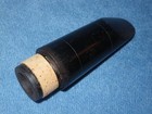 Grenadilla Wood Bb Soprano Clarinet Mouthpiece - Very Vintage Antique - Read 