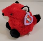Vintage Swibco Puffkins Franklin Red Fox Plush Stuffed Animal 1998 