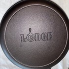 Restored Lodge Cast Iron  8cf Combo Skillet Chicken Fryer W  Lid Seasoned