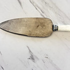 Vintage Cake Server Sheffield England 10    Stainless Steel Ivory Pearl Handle A