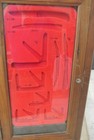 Vintage Case Xx Knife Dealer Display Cabinet  And Cutouts