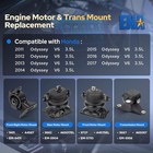 Honda Odyssey Engine Mounts Transmission Mounts Motor Mount Set Compatible