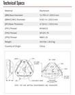 Haas 05-0556 3-sided Pyramid For 75mm  3   And 130mm  5   Self-centering Vises