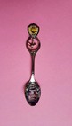 New Mexico Vntg Souvenir Spoon Collectible Bird Pic W  Bird Charm