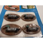 Vintage  new  60 s Set Of 4 Mallard Duck Refrigerator Magnets   Movie   Prop