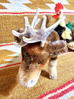 Rare Sweet Vintage 5 5  Steiff Moosy Moose Plush Mohair Bright Clean No Fading