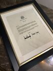 Signed Personalized Donald Trump Melania Birthday Letter