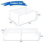 6 Pack Large Kitchen Cabinet Organizer Shelf  Wire Freezer Storage Shelves Rack