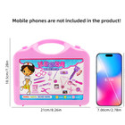 Kids Doctor Medical Kit Pretend Play Portable Toy Case Stethoscope Gift Set
