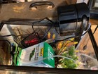 Aqueon 5 5 Gal Aquarium Bundle - Tank  Heater  Filter  Pump   Decor